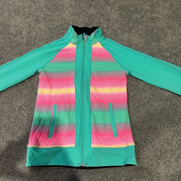 Girls Ivivva Reversible Zip Up Jacket - Picture 1 of 7